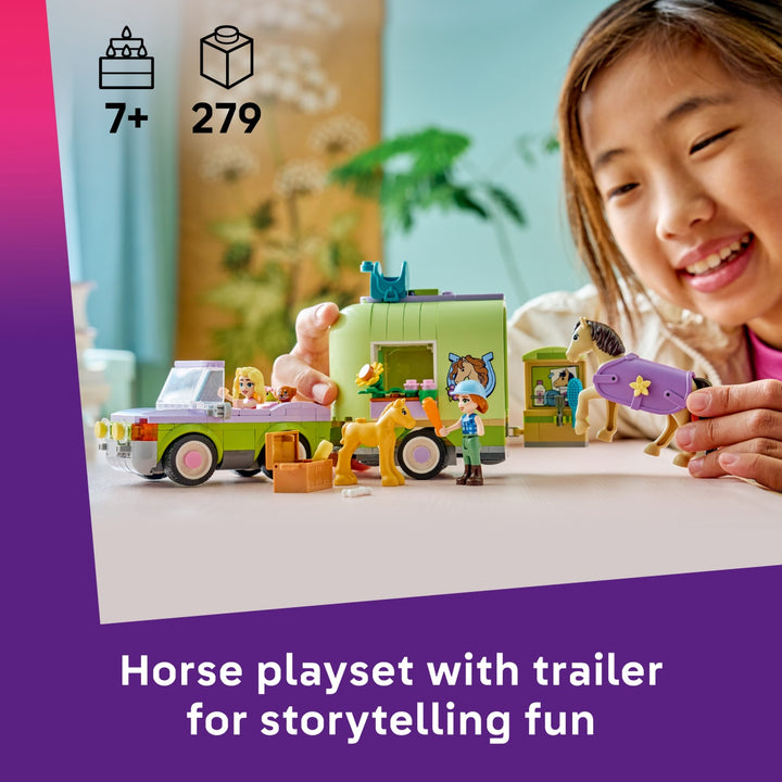 Friends - Horse &amp; Baby Foal Trailer