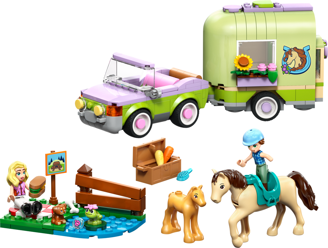 Friends - Horse &amp; Baby Foal Trailer