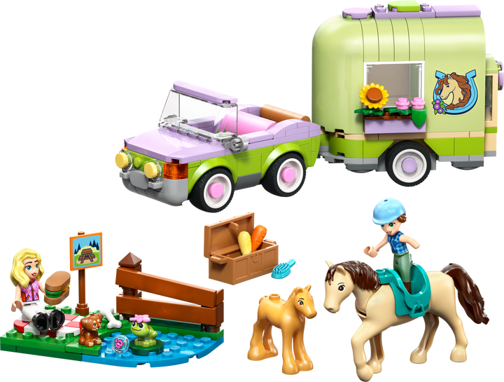 Friends - Horse &amp; Baby Foal Trailer
