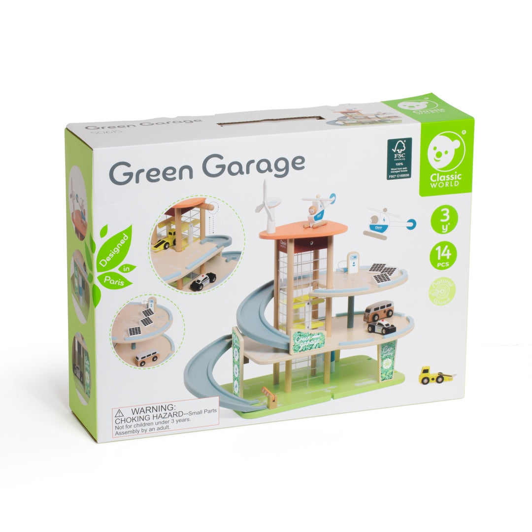 Classic World Green Garage