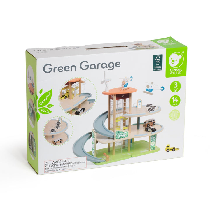 Classic World Green Garage