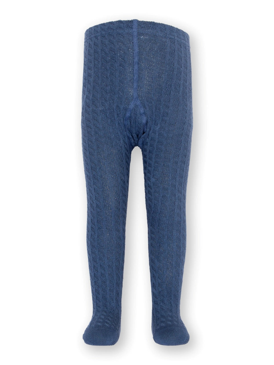 Kite Cable Knit Tights - Navy