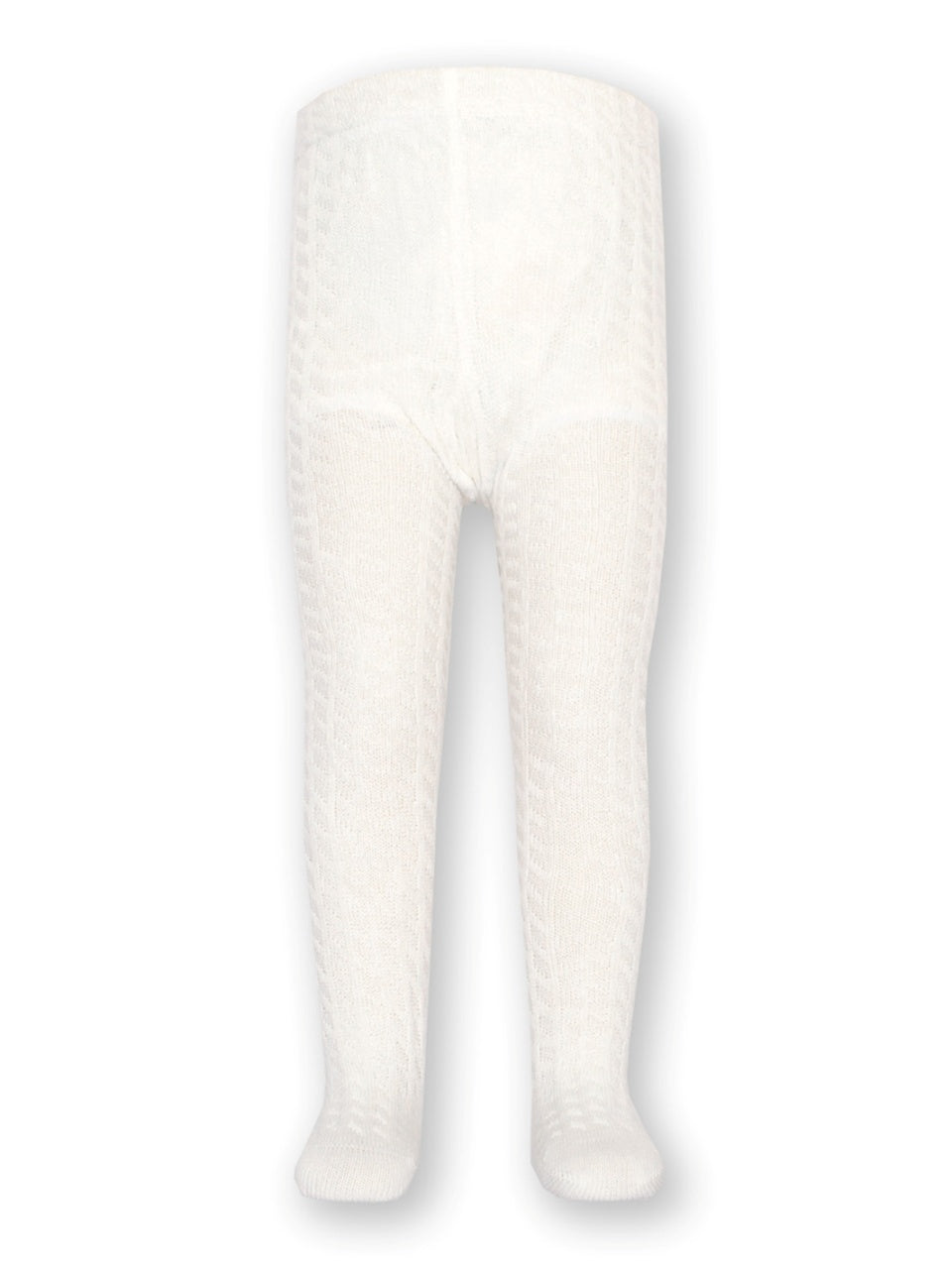 Kite Cable Knit Tights - Cream