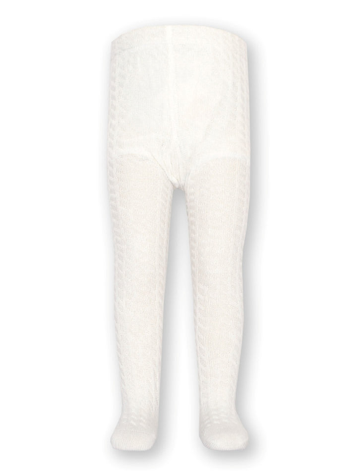 Kite Cable Knit Tights - Cream