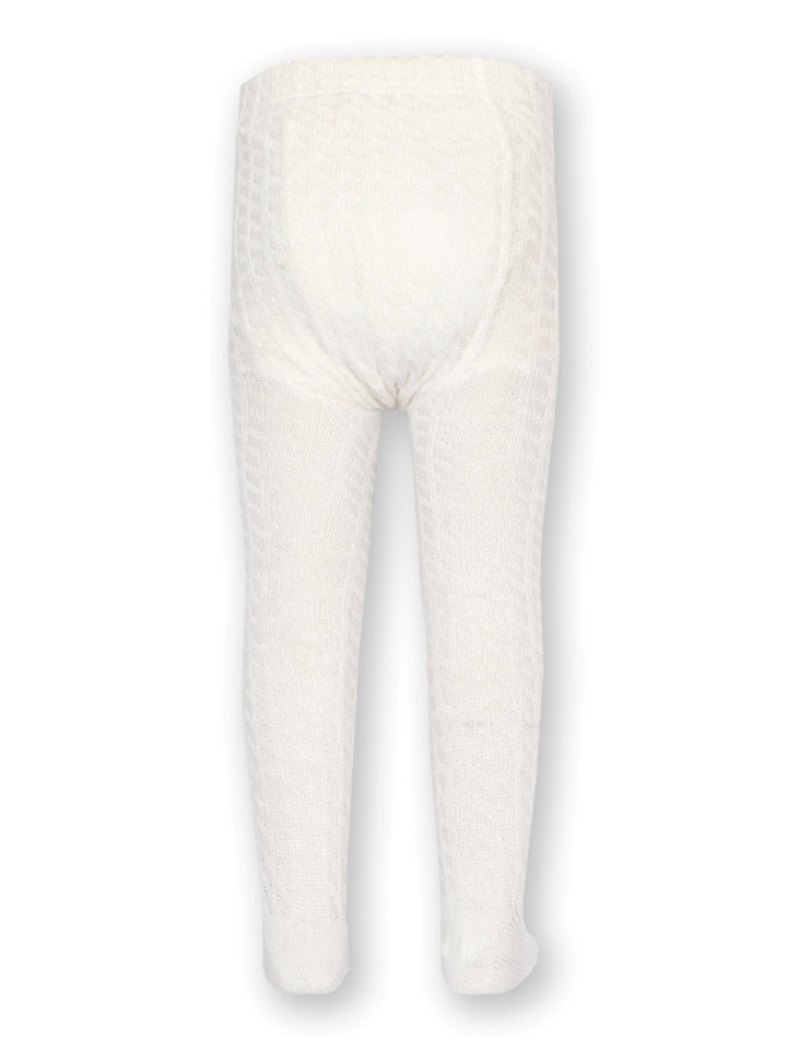 Kite Cable Knit Tights - Cream