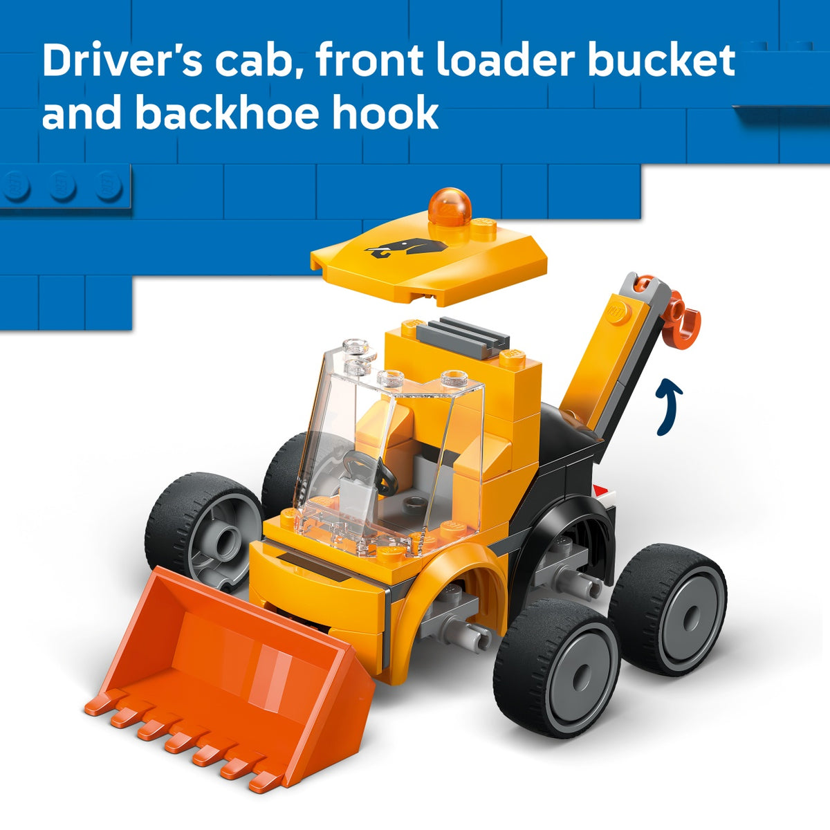 Rides – Construction Loader – Primary Colours - Lyme Regis, Dorset