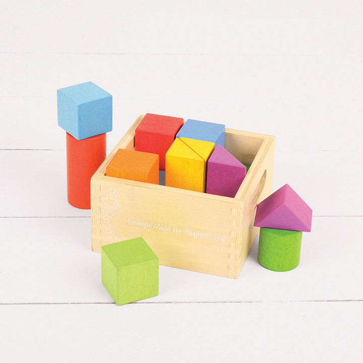 Bigjigs Rainbow Building Blocks