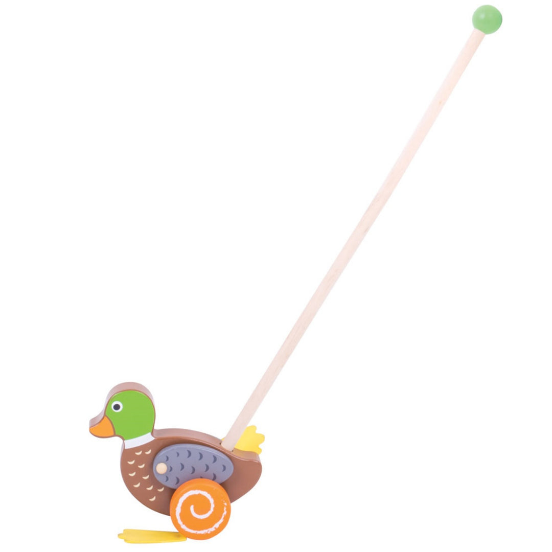 Bigjigs Push Along Duck