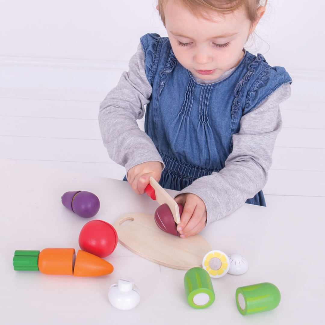 Bigjigs Cutting Vegetables Crate