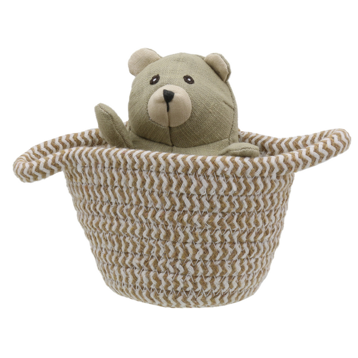 Wilberry Pets in Baskets - Bear