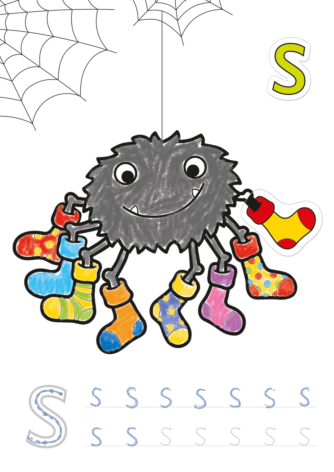 Orchard Toys Book ABC Sticker Colouring Book
