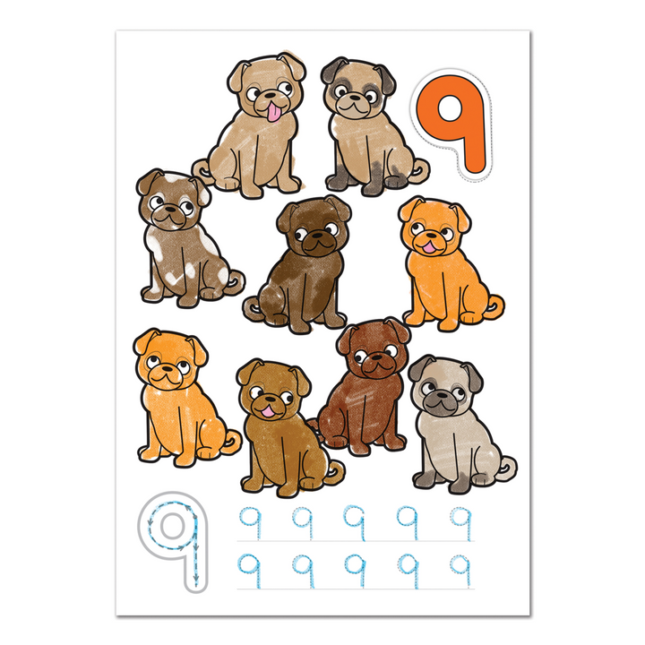 Orchard Toys Book 1-20 Sticker Colouring Book