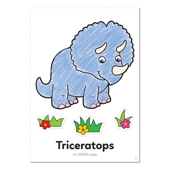 Orchard Toys Book Dinosaur Sticker Colouring Book