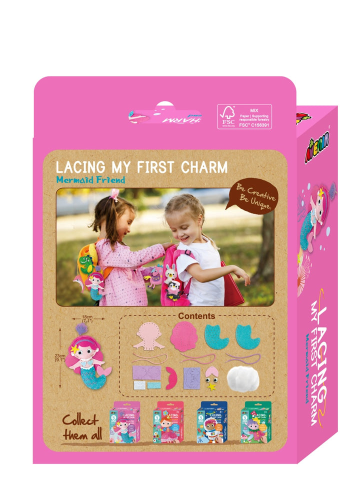 Avenir My First Lacing Charm - Mermaid Friend
