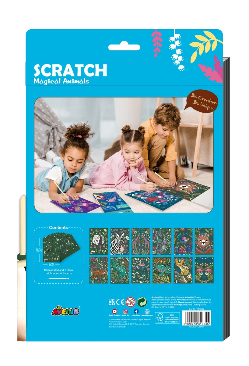 Avenir Scratch A4 Book - Magical Animals – Primary Colours - Lyme Regis ...