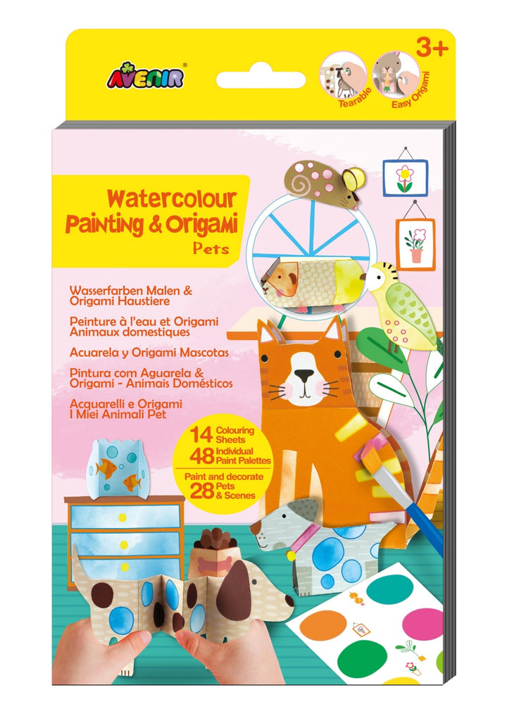 Watercolour Painting and Origami - Pets