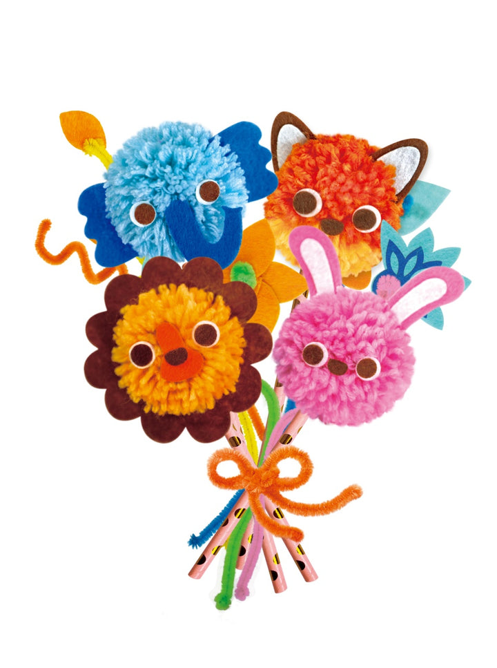 Pom Pom Animal Bouquet