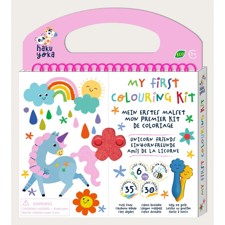 Haku Yoka My First Colouring Set - Unicorn Friends