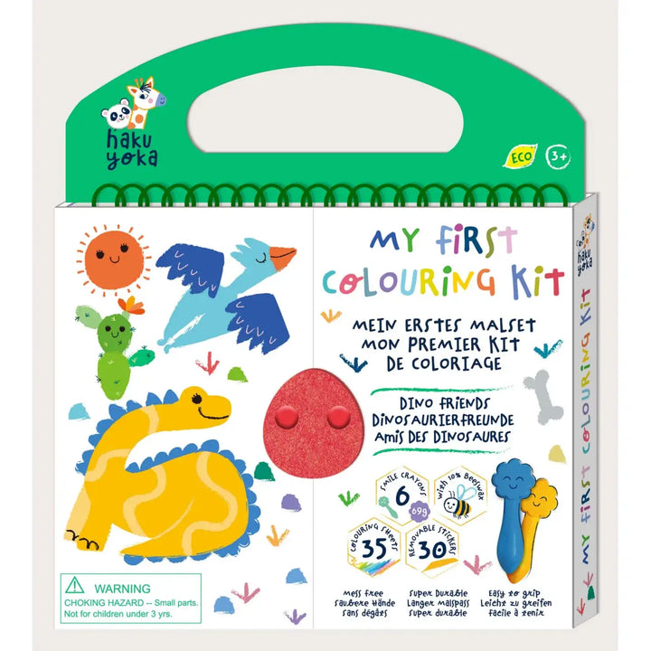 Haku Yoka My First Colouring Set - Dino Friends