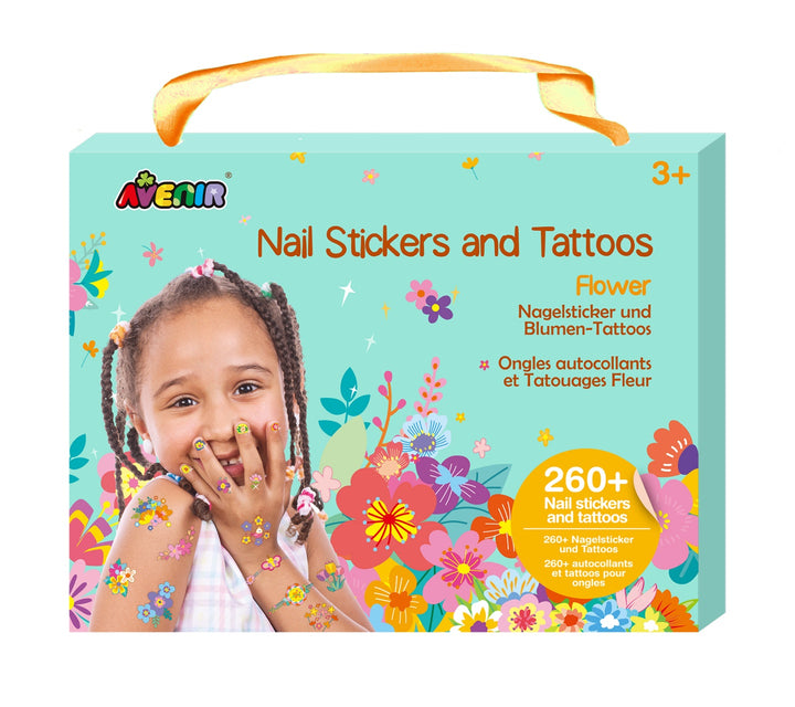 Avenir Nail Stickers and Tattoos - Flowers