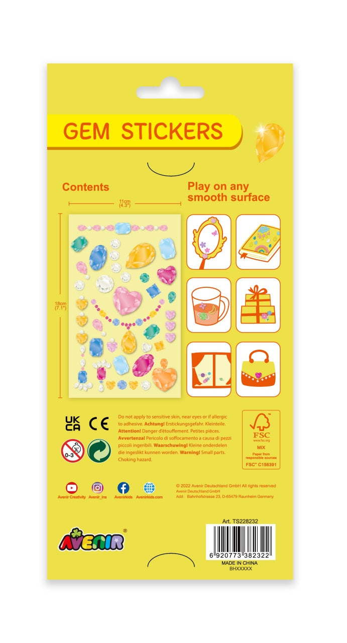 Avenir Gem Stickers - Jewels