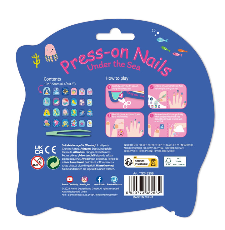 Press-On Nails - Under the Sea