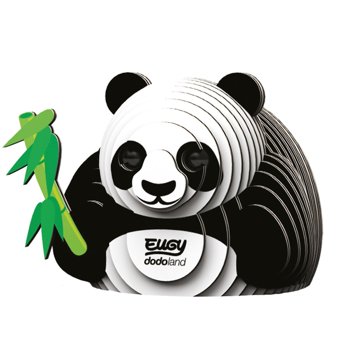 Eugy Panda 3D Cardboard Model Kit