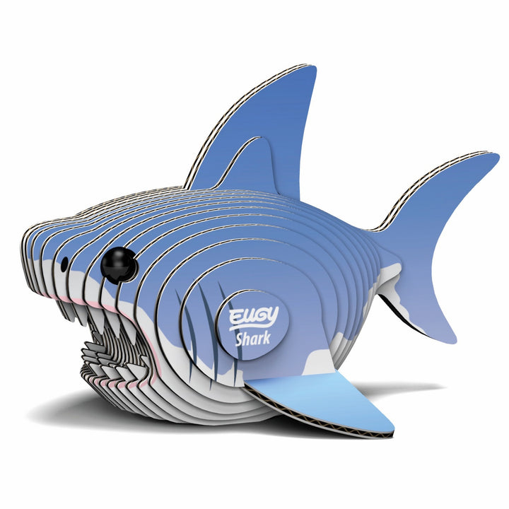 Eugy Shark 3D Cardboard Model Kit