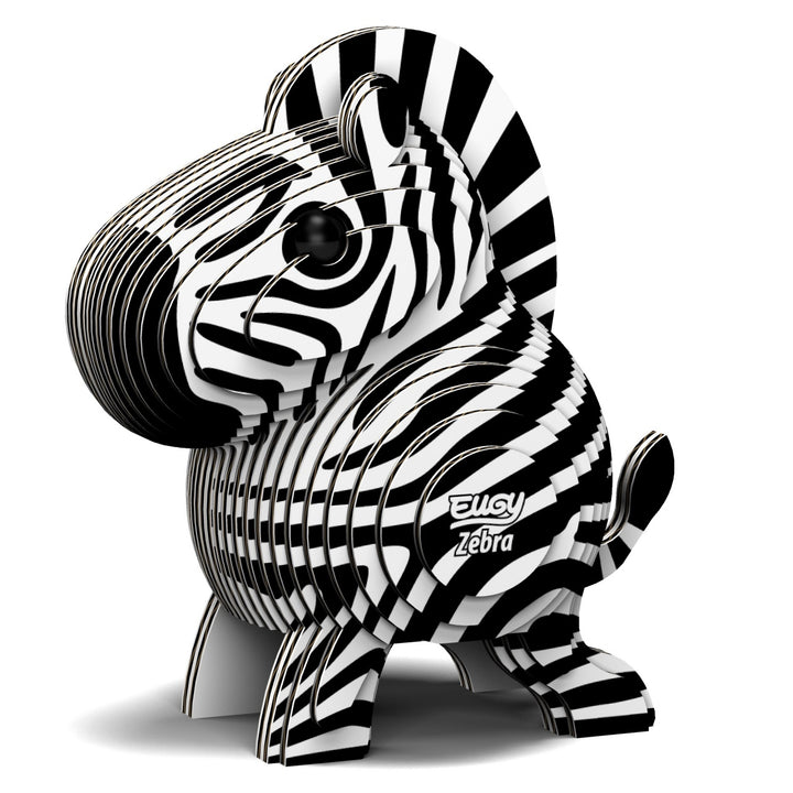 Eugy Zebra 3D Cardboard Model Kit