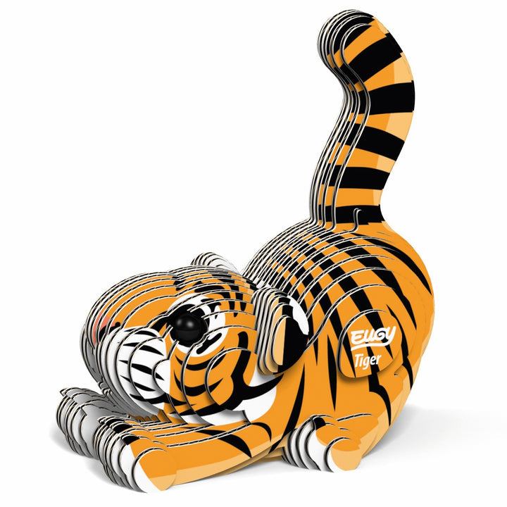 Eugy Tiger 3D Cardboard Model Kit