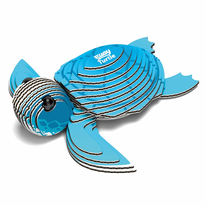 Eugy Turtle 3D Cardboard Model Kit