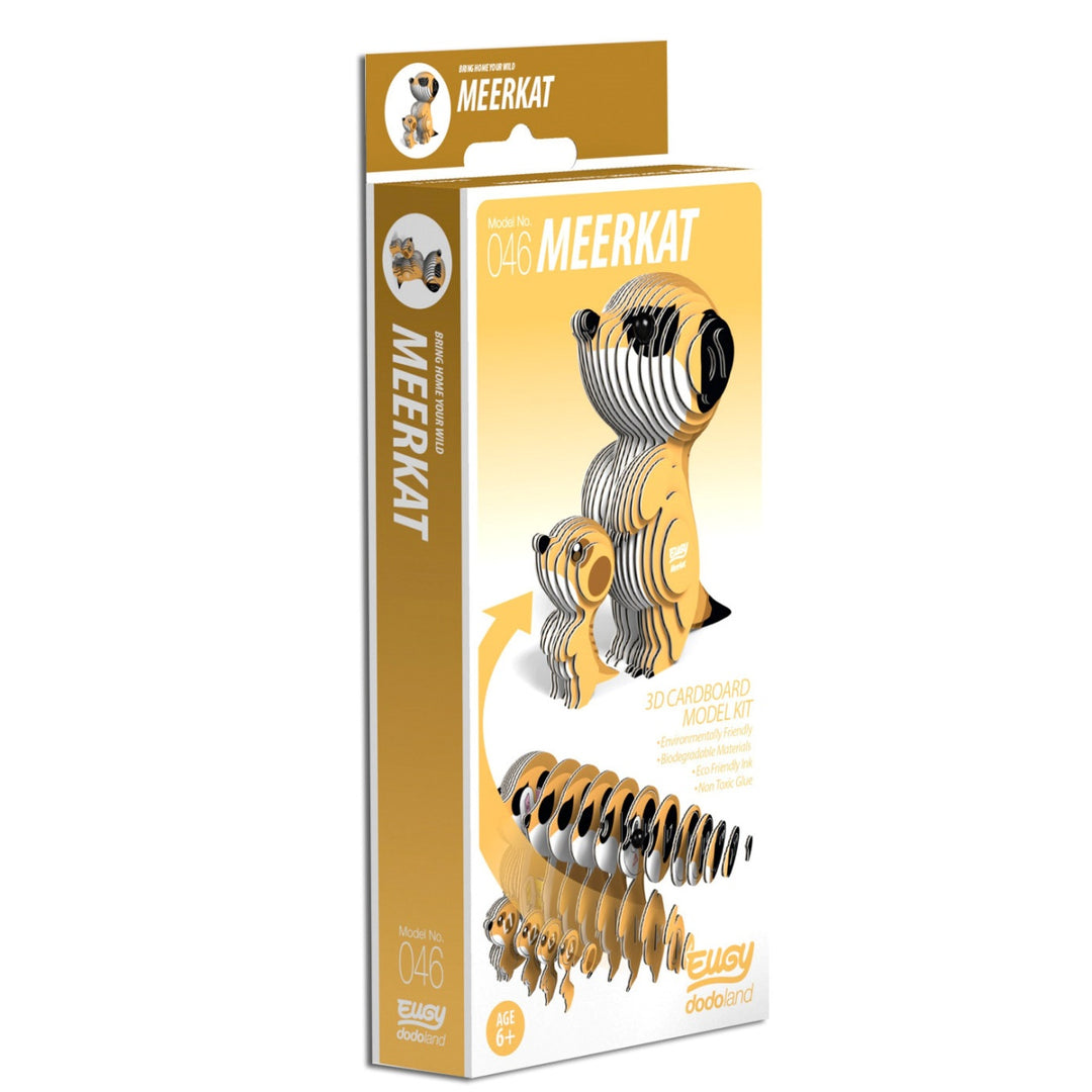 Eugy Meerkat 3D Cardboard Model Kit