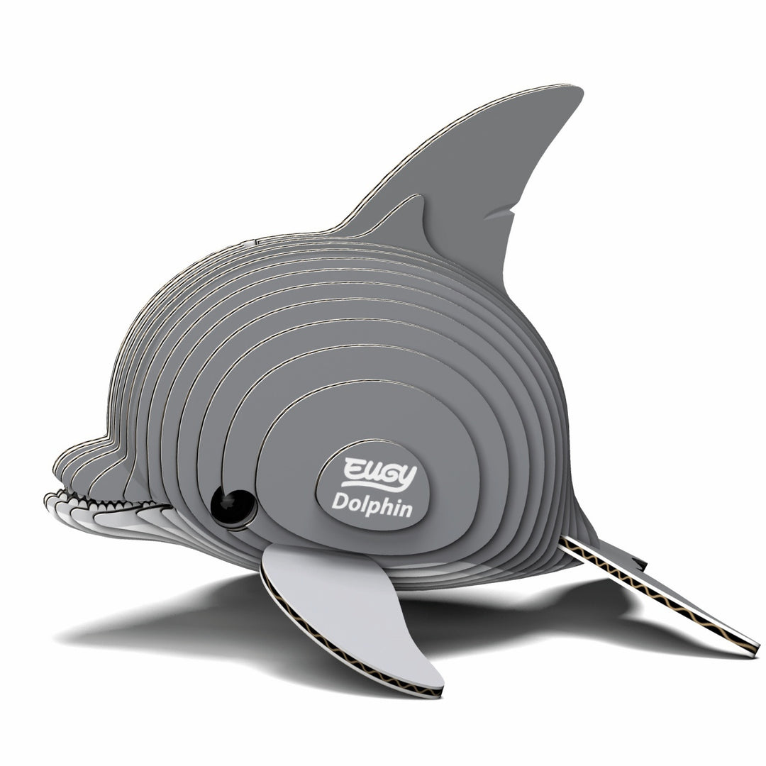 Eugy Dolphin 3D Cardboard Model Kit