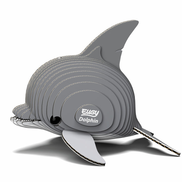 Eugy Dolphin 3D Cardboard Model Kit