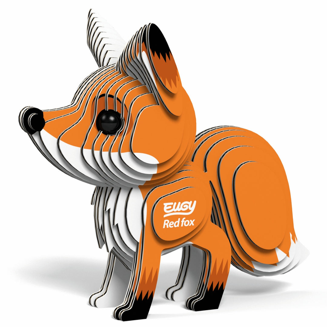 Eugy Red Fox 3D Cardboard Model Kit