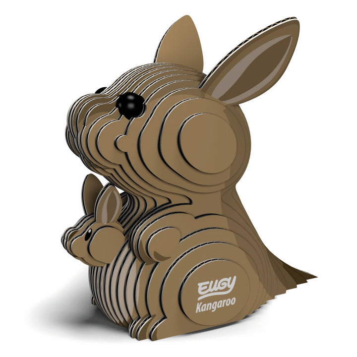 Eugy Kangaroo 3D Cardboard Model Kit
