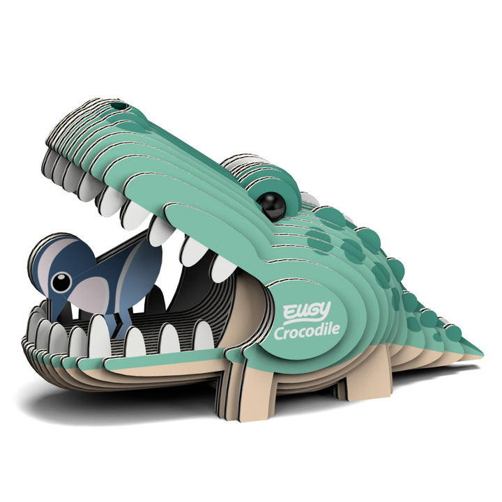 Eugy Crocodile 3D Cardboard Model Kit
