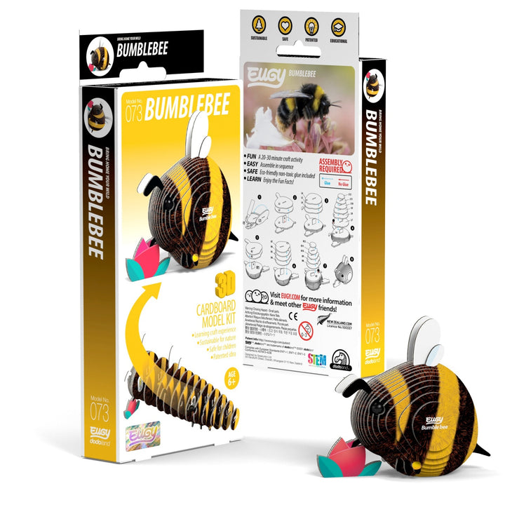 Eugy Bumblebee 3D Cardboard Model Kit
