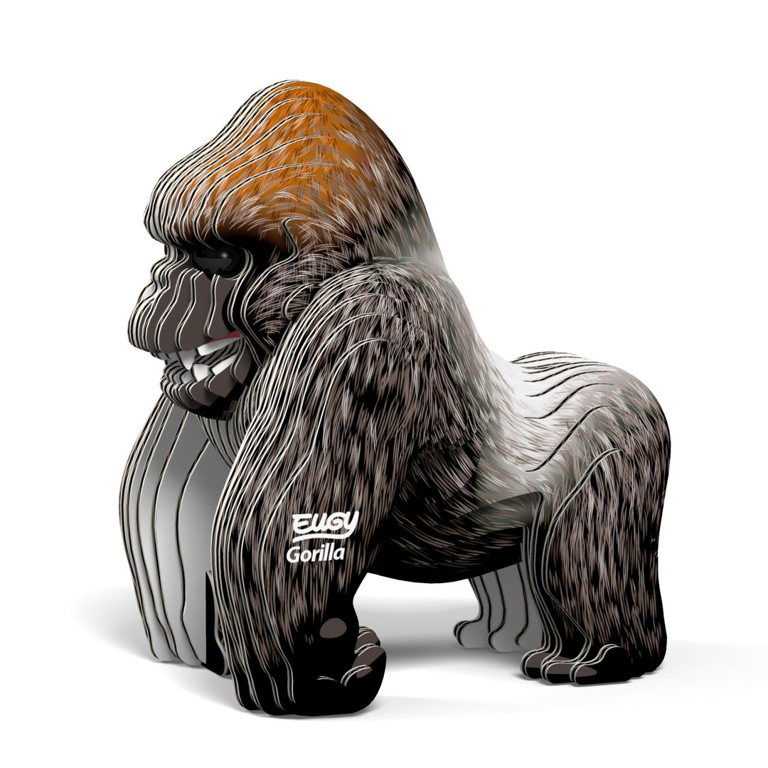 Eugy Gorilla 3D Cardboard Model Kit