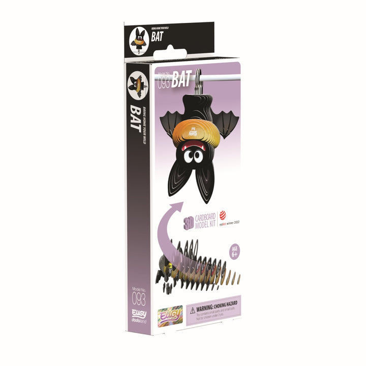 Eugy Bat 3D Cardboard Model Kit