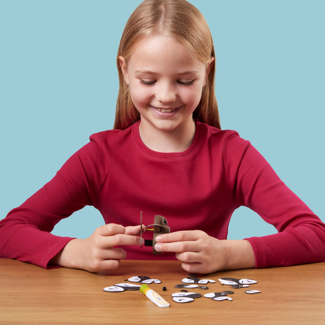 Eugy Puffin 3D Cardboard Model Kit