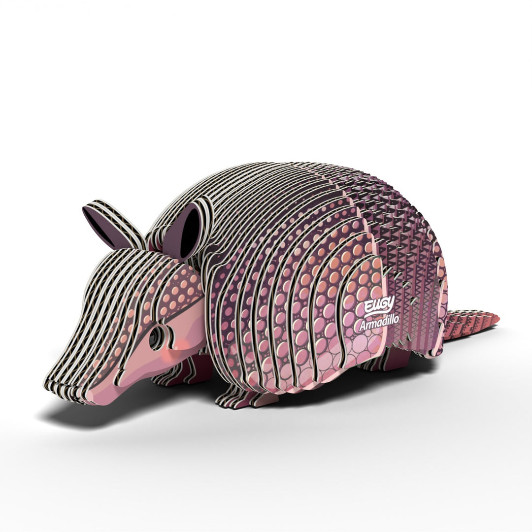 Eugy Armadillo 3D Cardboard Model Kit