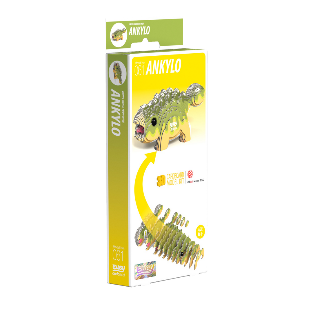 Eugy Ankylosaurus 3D Cardboard Model Kit