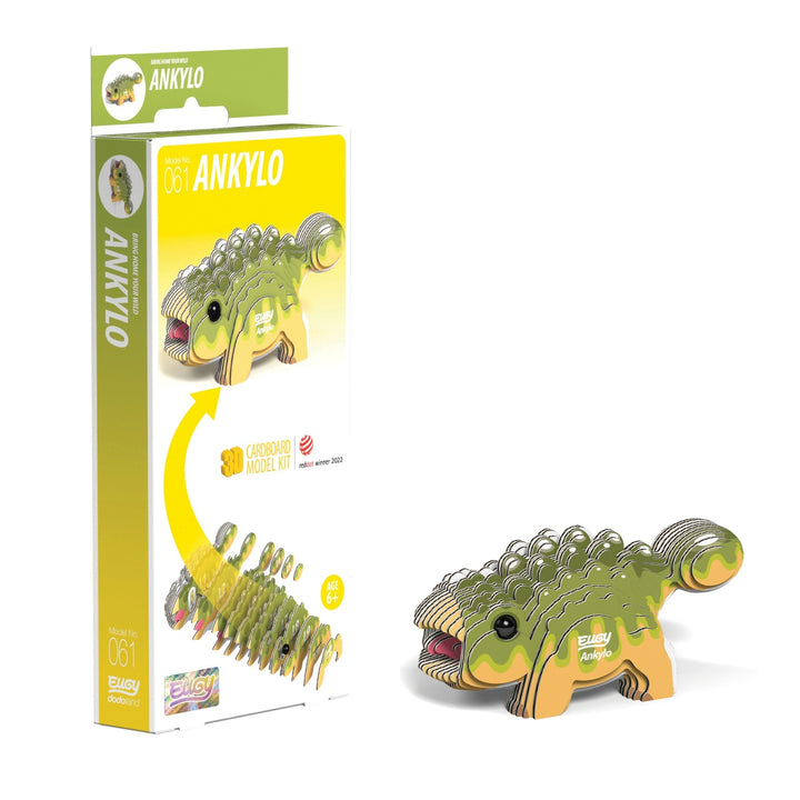 Eugy Ankylosaurus 3D Cardboard Model Kit
