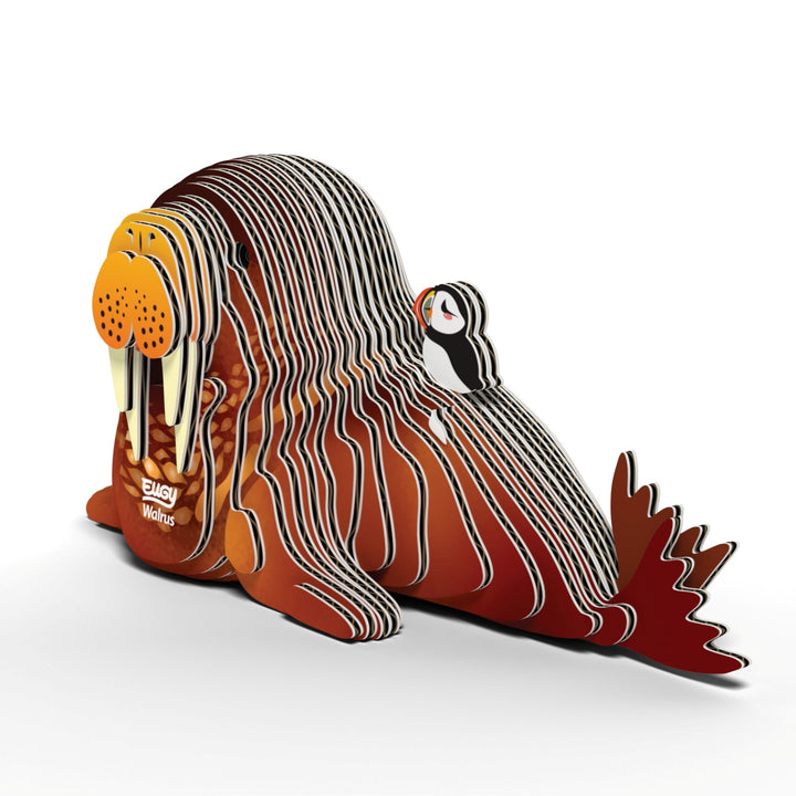 Eugy Walrus 3D Cardboard Model Kit