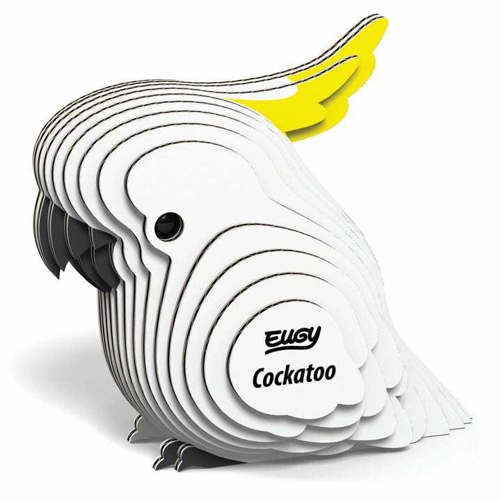 Eugy Cockatoo 3D Cardboard Model Kit