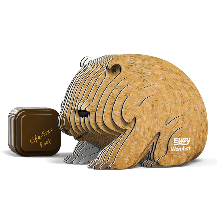 Eugy Wombat 3D Cardboard Model Kit