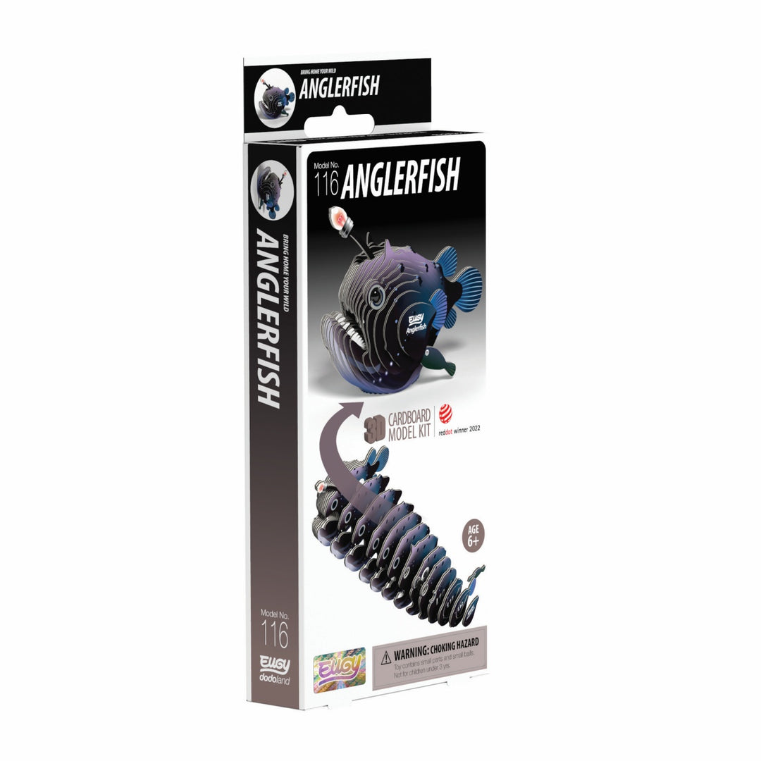 Eugy Anglerfish 3D Cardboard Model Kit