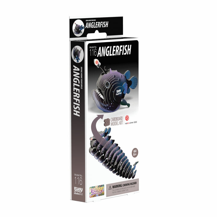 Eugy Anglerfish 3D Cardboard Model Kit