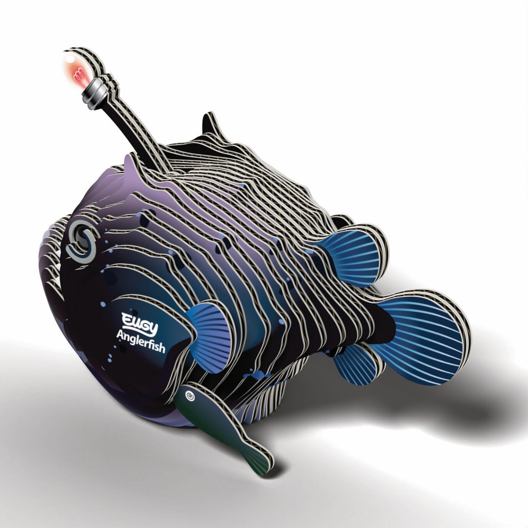 Eugy Anglerfish 3D Cardboard Model Kit